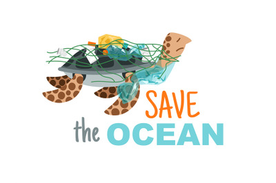 Save ocean poster