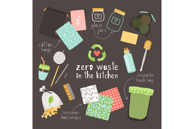 Zero waste on kitchen