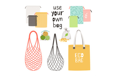 Zero waste bag items