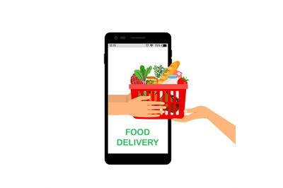 Contactless grocery delivery