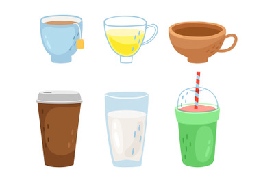 Different cups set