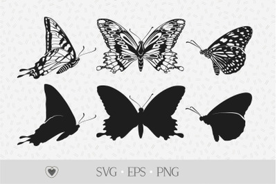 Layered butterfly svg bundle, monarch butterfly png