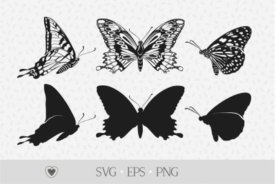 Layered butterfly svg bundle&2C; monarch butterfly png