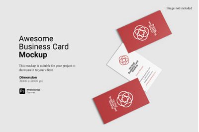 Awesome Business Card Mockup