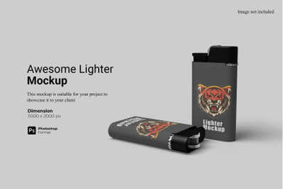 Awesome Lighter Mockup