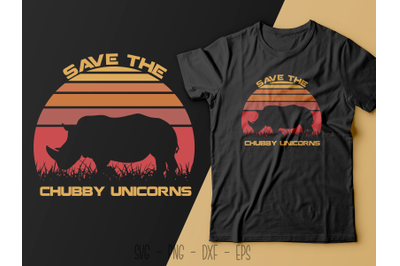 Save the Chubby Unicorns Svg