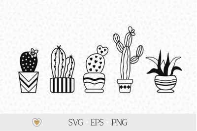 Cactus svg, Succulent svg, Cactus clipart, Png file