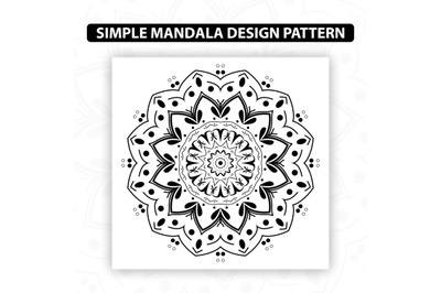 Simple Mandala Pattern Design