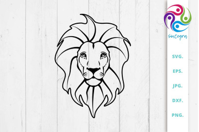 Cute Lion Svg File