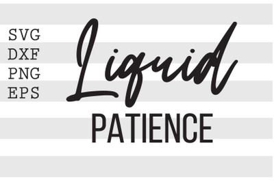Liquid patience SVG