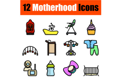 Motherhood Icon Set