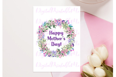 Mother&#039;s Day Card, Happy Mother&#039;s Day printable, mom love, instant, do