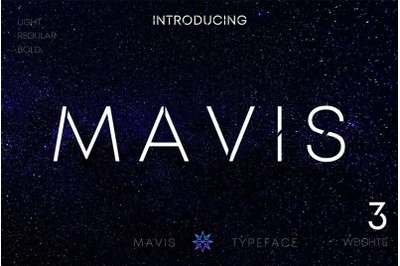 MAVIS SANS - FUTURISTIC TYPEFACE