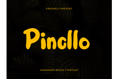 Pincllo - Solid Brush Font