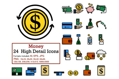 Money Icon Set