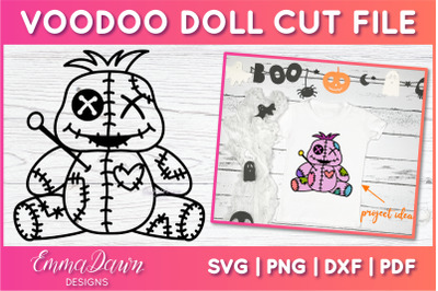 Voodoo Doll SVG | Halloween Cut File