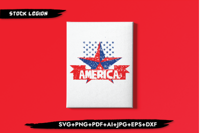 America Star SVG