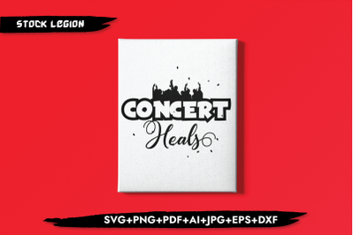 Concert Heals SVG