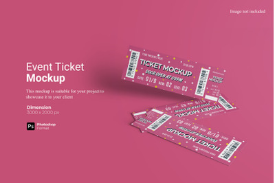 Event Ticket Mockup