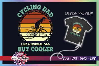 Mens Cycling Dad, normal dad but cooler