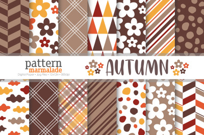 Autumn Colorful Digital Paper - T0501