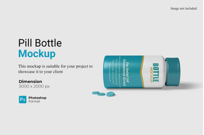 Pill Bottle Mockup