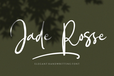 Jade Rosse - Signature Font