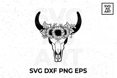 Cow Skull SVG Cut FIle