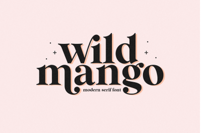 Wild Mango - Modern Serif Font