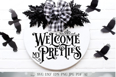 Welcome-Ish  Perfect for round signs!  SVG DXF PNG EPS JPG PDF AI Incl