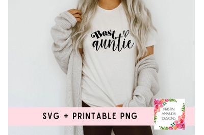 Best Auntie SVG Cut File and Sublimation PNG