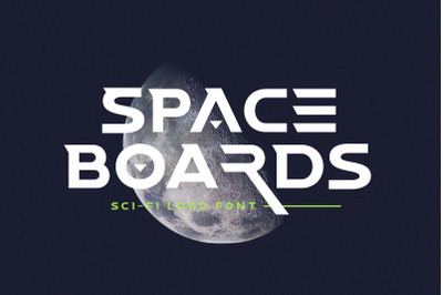 Space Boards - Sci-Fi Logo Font