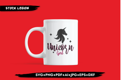 Unicorn Girl SVG