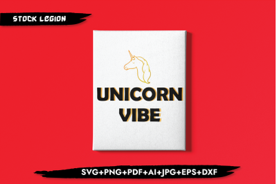 Unicorn Vibe SVG