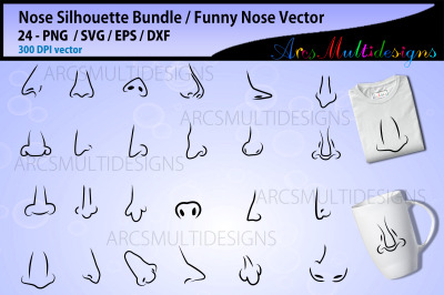 Nose silhouette vector bundle