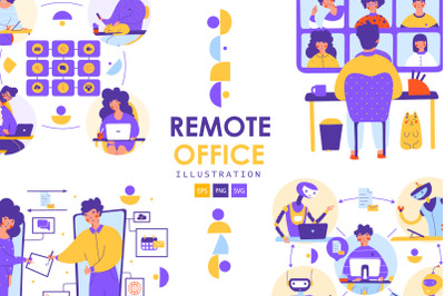 Remote Office - illustration