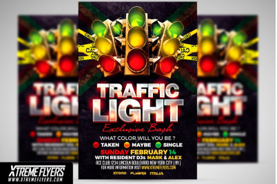 Traffic Light Flyer Template