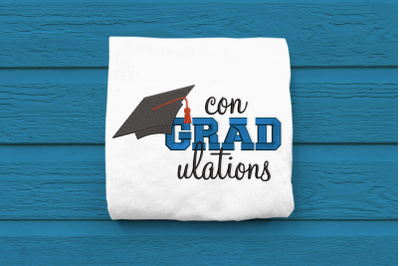 Con-GRAD-ulations Graduation | Embroidery