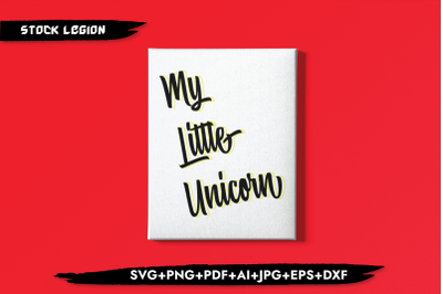 My Little Unicorn SVG