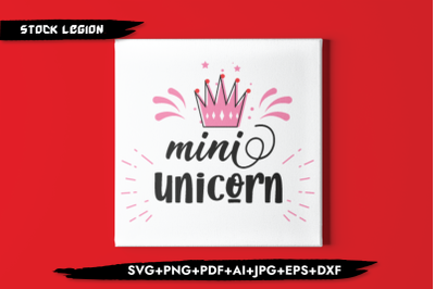 Mini Unicorn SVG