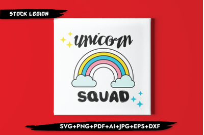 Unicorn Squad SVG