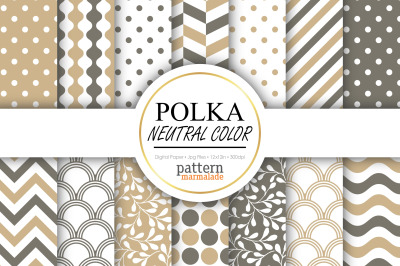 Polka Neutral Digital Paper - S0405