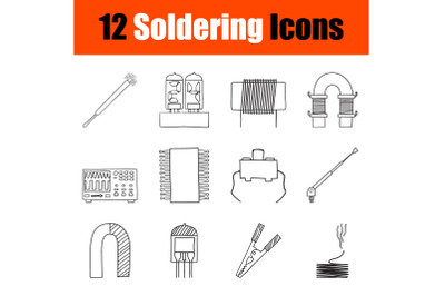 Soldering Icon Set