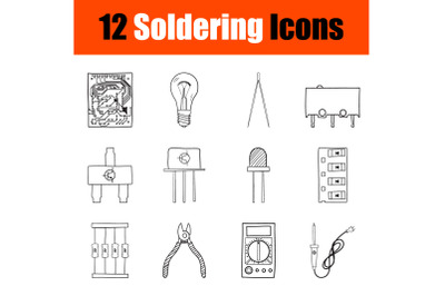 Soldering Icon Set