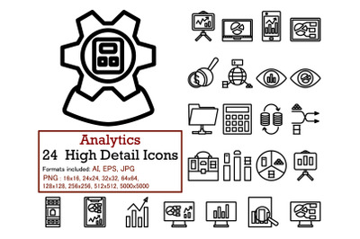 Analytics Icon Set