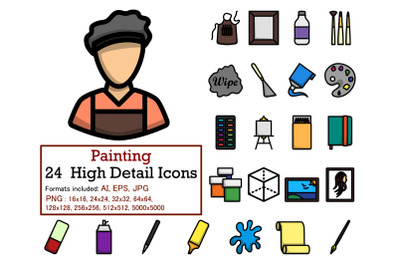 Painting Icon Set