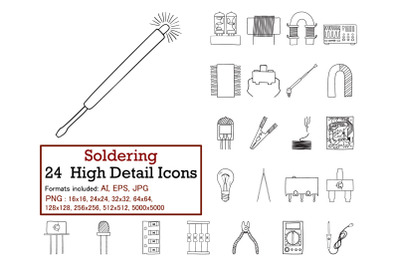 Soldering Icon Set