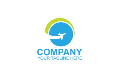 Airplane Travel Logo