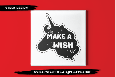 Make A Wish SVG