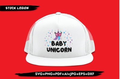 Baby Unicorn SVG